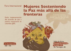 FORO INTERNACIONAL MUJERES SOSTENIENDO LA PAZ MÁS ALLÁ DE LAS FRONTERAS